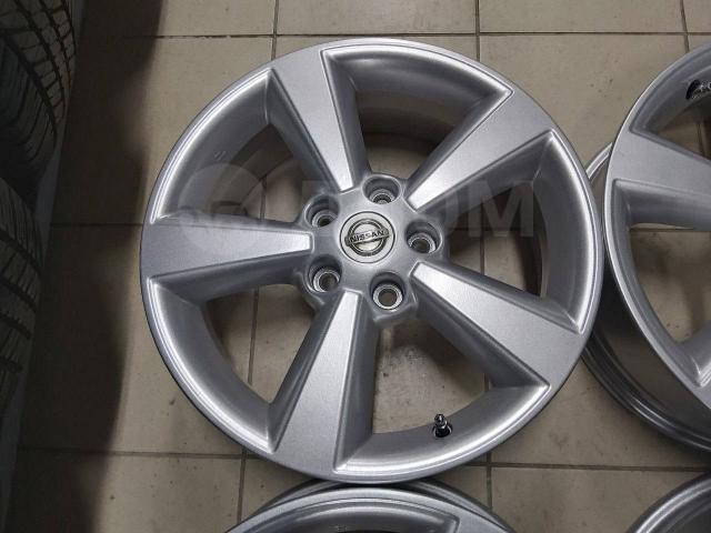 Оригинальные литые диски Nissan 17" 6.5j et+40 (5*114.3) цо66.1мм