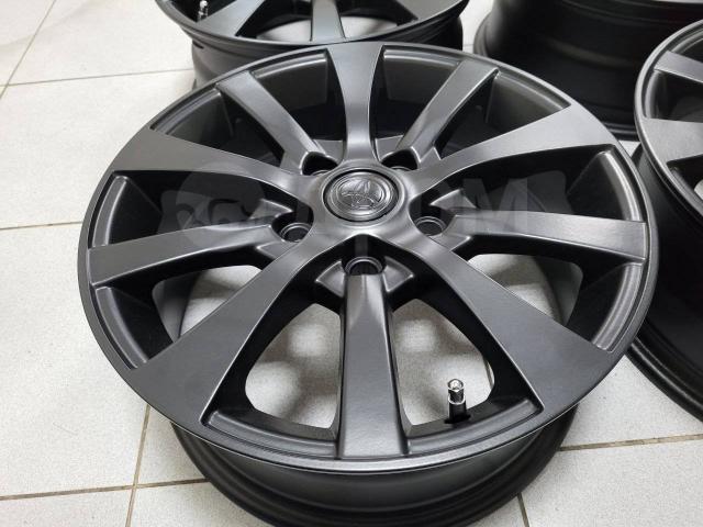Красавцы черный матовый Тойота 16" (5*114.3) 6.5j et+45 цо60.1мм Toyota
