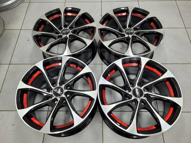 Красивые новые Sakura Wheels 15" 7j (4*100/4*114.3) et+35 цо73.1мм