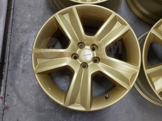 Оригинальные 17" Субару 7j et+48 (5*100) цо56.1мм