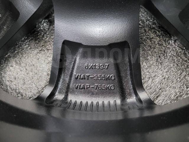Черные матовые красавцы Weds 17" 7.5j (6*139.7) et+35 цо110.1мм