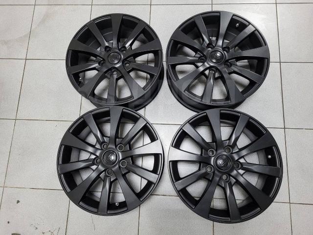 Красавцы черный матовый Тойота 16" (5*114.3) 6.5j et+45 цо60.1мм Toyota