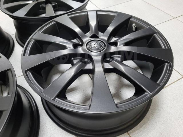 Красавцы черный матовый Тойота 16" (5*114.3) 6.5j et+45 цо60.1мм Toyota