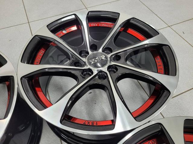Красивые новые Sakura Wheels 15" 7j (4*100/4*114.3) et+35 цо73.1мм