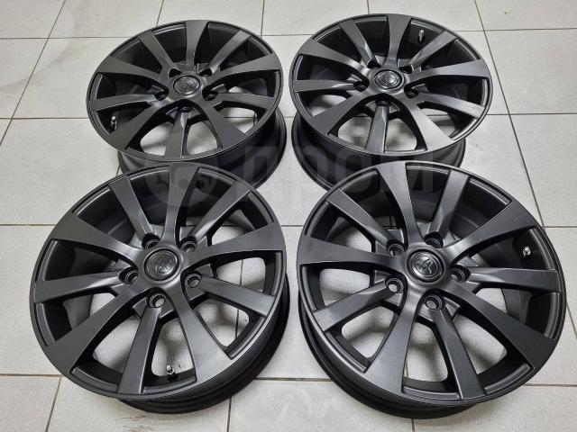 Красавцы черный матовый Тойота 16" (5*114.3) 6.5j et+45 цо60.1мм Toyota