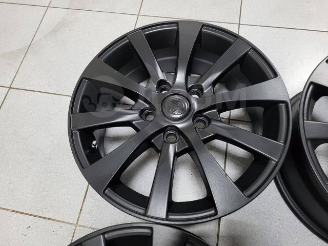 Красавцы черный матовый Тойота 16" (5*114.3) 6.5j et+45 цо60.1мм Toyota