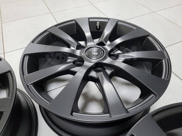 Красавцы черный матовый Тойота 16" (5*114.3) 6.5j et+45 цо60.1мм Toyota